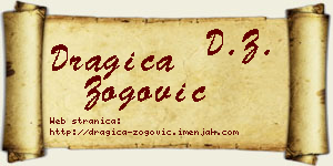 Dragica Zogović vizit kartica